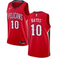 Nike New Orleans Pelicans #10 Jaxson Hayes Red NBA Swingman Statement Edition Jersey