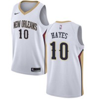 Nike New Orleans Pelicans #10 Jaxson Hayes White NBA Swingman Association Edition Jersey