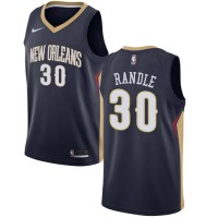 Nike New Orleans Pelicans #30 Julius Randle Navy NBA Swingman Icon Edition Jersey