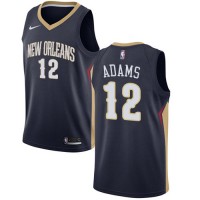 Nike New Orleans Pelicans #12 Steven Adams Navy NBA Swingman Icon Edition Jersey