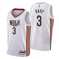 New Orleans New Orleans Pelicans #3 Josh Hart Men's Nike White 2021/22 Swingman NBA Jersey - City Edition