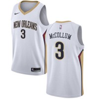 Nike New Orleans Pelicans #3 C.J. McCollum White NBA Swingman Association Edition Jersey