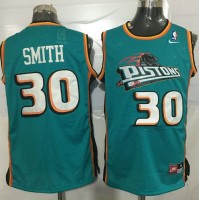 Detroit Pistons #30 Joe Smith Green Nike Throwback Stitched NBA Jersey