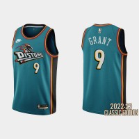 Detroit Detroit Pistons #9 Jerami Grant Teal Men's Nike NBA 2022-23 Classic Edition Jersey