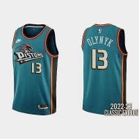 Detroit Detroit Pistons #13 Kelly Olynyk Teal Men's Nike NBA 2022-23 Classic Edition Jersey