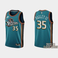Detroit Detroit Pistons #35 Marvin Bagley III Teal Men's Nike NBA 2022-23 Classic Edition Jersey