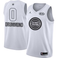 Nike Detroit Pistons #0 Andre Drummond White NBA Jordan Swingman 2018 All-Star Game Jersey