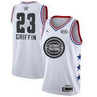 Detroit Pistons #23 Blake Griffin White NBA Jordan Swingman 2019 All-Star Game Jersey