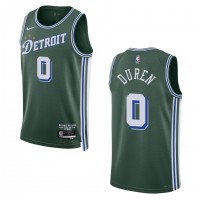 Detroit Detroit Pistons #0 Jalen Durenm Unisex Nike Green 2022-23 Swingman Jersey - City Edition
