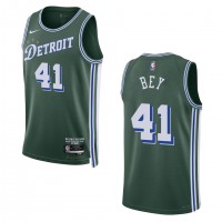 Detroit Detroit Pistons #41 Saddiq Bey Unisex Nike Green 2022-23 Swingman Jersey - City Edition