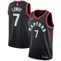 Nike Toronto Raptors #7 Kyle Lowry Black Statement Edition NBA Swingman Jersey
