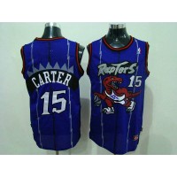 Toronto Raptors #15 Vince Carter Blue Swingman Stitched NBA Jersey