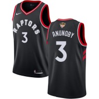 Nike Toronto Raptors #3 OG Anunoby Black The Finals Patch NBA Swingman Statement Edition Jersey