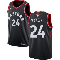 Nike Toronto Raptors #24 Norman Powell Black The Finals Patch NBA Swingman Statement Edition Jersey