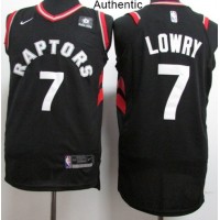 Nike Toronto Raptors #7 Kyle Lowry Black NBA Authentic Statement Edition Jersey
