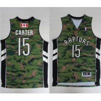 Toronto Raptors #15 Vince Carter Camo Pride Stitched NBA Jersey