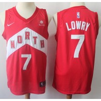 Nike Toronto Raptors #7 Kyle Lowry Red NBA Swingman Earned Edition Jersey