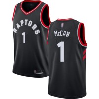 Nike Toronto Raptors #1 Patrick McCaw Black Statement Edition NBA Swingman Jersey