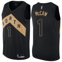 Nike Toronto Raptors #1 Patrick McCaw Black NBA Swingman City Edition Jersey