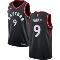 Nike Toronto Raptors #9 Serge Ibaka Black NBA Swingman Statement Edition Jersey
