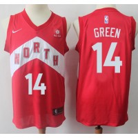 Nike Toronto Raptors #14 Danny Green Red NBA Swingman Earned Edition Jersey