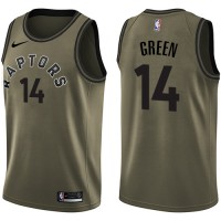 Nike Toronto Raptors #14 Danny Green Green NBA Swingman Salute to Service Jersey