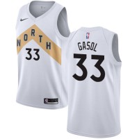 Nike Toronto Raptors #33 Marc Gasol White NBA Swingman City Edition 2018/19 Jersey