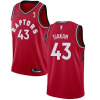 Nike Toronto Raptors #43 Pascal Siakam Red 2019 NBA Finals Champions NBA Swingman Icon Edition Jersey