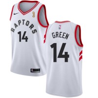 Nike Toronto Raptors #14 Danny Green White 2019 NBA Finals Champions Association Edition NBA Swingman Jersey