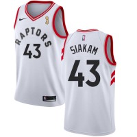 Nike Toronto Raptors #43 Pascal Siakam White 2019 NBA Finals Champions Association Edition NBA Swingman Jersey