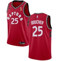 Nike Toronto Raptors #25 Chris Boucher Red 2019 NBA Finals Champions NBA Swingman Icon Edition Jersey