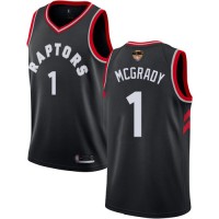 Nike Toronto Raptors #1 Tracy Mcgrady Black 2019 Finals Bound NBA Swingman Statement Edition Jersey
