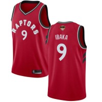 Nike Toronto Raptors #9 Serge Ibaka Red 2019 Finals Bound NBA Swingman Icon Edition Jersey