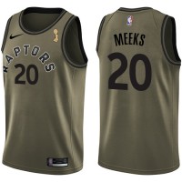 Nike Toronto Raptors #20 Jodie Meeks Green 2019 NBA Finals Champions NBA Swingman Salute to Service Jersey