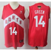 Nike Toronto Raptors #14 Danny Green Red 2019 Finals Bound NBA Swingman Earned Edition Jersey
