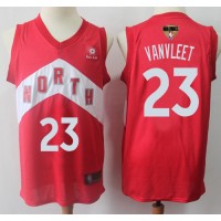 Nike Toronto Raptors #23 Fred VanVleet Red 2019 Finals Bound NBA Swingman Earned Edition Jersey