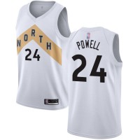 Nike Toronto Raptors #24 Norman Powell White NBA Swingman City Edition 2018/19 Jersey