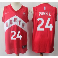 Nike Toronto Raptors #24 Norman Powell Red NBA Swingman Earned Edition Jersey