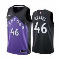 Toronto Toronto Raptors #46 Aron Baynes Purple NBA Swingman 2020-21 Earned Edition Jersey