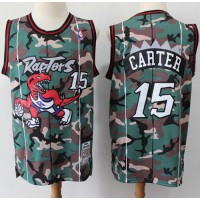 Mitchell And Ness Toronto Raptors #15 Vince Carter Camo NBA Swingman Jersey