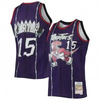 Nike Toronto Raptors #15 Vince Carter Mitchell & Ness 1996-97 Hardwood Classics NBA 75th Anniversary Diamond Swingman Jersey - Purple