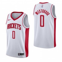 Houston Houston Rockets #0 Russell Westbrook Men's 2019-20 Association Edition White Stitched NBA Jersey