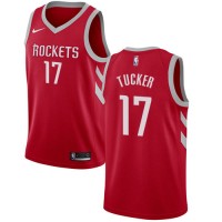 Nike Houston Rockets #17 PJ Tucker Red NBA Swingman Icon Edition Jersey