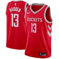 Nike Houston Rockets #13 James Harden Red NBA Swingman Icon Edition Jersey
