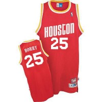 Houston Rockets #25 Robert Horry Red Throwback Stitched NBA Jersey