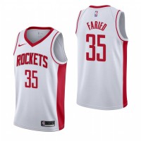 Houston Houston Rockets #35 Kenneth Faried Men's 2019-20 Association Edition White Stitched NBA Jersey