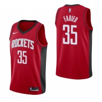 Houston Houston Rockets #35 Kenneth Faried Men's 2019-20 Icon Edition Red Stitched NBA Jersey