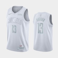 Houston Houston Rockets #13 James Harden Men's Nike White MVP Limited NBA Jersey