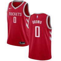 Nike Houston Rockets #0 Sterling Brown Red NBA Swingman Icon Edition Jersey