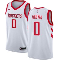 Nike Houston Rockets #0 Sterling Brown White NBA Swingman Association Edition Jersey